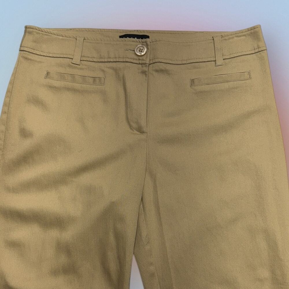 TRIBAL Women’s 10 Long Tan Lightweight Bootcut Jeans